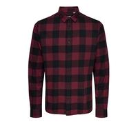 ONLY & SONS ONSGUDMUND LS Checked Shirt Noos Camicia, Cabernet, L Uomo