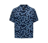 Only & Sons Camicia 'Noy' blu notte / blu chiaro Uomo Only & Sons S blu notte / blu chiaro