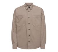 ONLY & SONS Onsalp Canvas Overshirt 0359 Noos, Desert Tortora, M Uomo