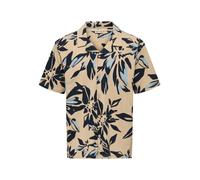 Only & Sons Camicia 'Piero' beige scuro / navy / blu chiaro Uomo Only & Sons L beige scuro / navy / blu chiaro
