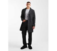 ONLY & SONS - Cappotto in misto lana grigio a quadri con spalle scese M