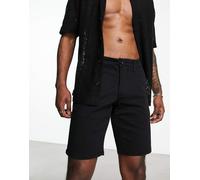 Only & Sons - Chino corti slim neri-Nero 2XL