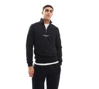 Only & Sons - Curated - Maglione accollato nero con zip corta M