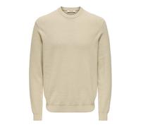 ONLY & SONS - Dave Maglia Girocollo - -Knitwear -Uomo -Beige -S