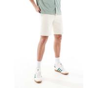 ONLY & SONS - Edge - Pantaloncini di jeans dritti color écru-Bianco XL