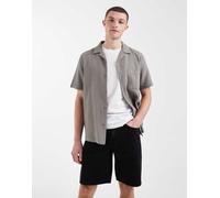 ONLY & SONS - Edge - Pantaloncini di jeans dritti nero slavato M