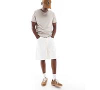 ONLY & SONS - Fade - Pantaloncini di jeans ampi bianchi-Bianco L