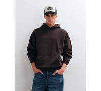 ONLY & SONS felpa con cappuccio oversize color marrone cioccolato M