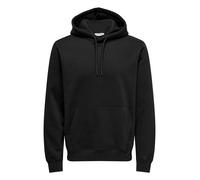 ONLY & SONS Felpa con Cappuccio ONSCONNOR, Nero, M