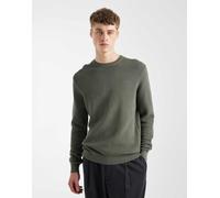 Only & Sons - Felpa girocollo verde grigiastro a coste 2XL