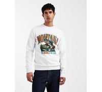 ONLY & SONS - Felpa grigio chiaro con stampa Montana L