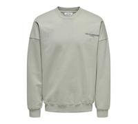 Only & Sons Felpa 'Les Classiques' grigio chiaro / nero Uomo Only & Sons XXL grigio chiaro / nero