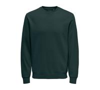 Only & Sons Felpa 'ONSCERES' verde scuro Uomo Only & Sons M