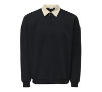 Only & Sons Felpa 'ONSJeffrey' beige chiaro / nero Uomo Only & Sons XL beige chiaro / nero