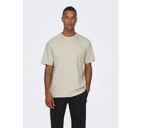Only & Sons Fred Relaxed T-shirt Beige - Taglia S Abbigliamento Uomo T-shirts