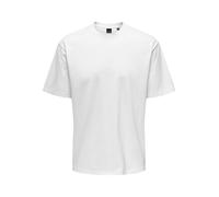 Only & Sons Fred Relaxed T-shirt Bianco - Taglia M Abbigliamento Uomo T-shirts