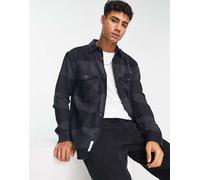 Only & Sons - Giacca blu navy a quadri con tasche sul petto S