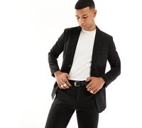 Only & Sons - Giacca da abito slim nera-Nero 50