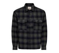 Only & Sons Giacca di mezza stagione 'ESKE' blu / grigio Uomo - Abbigliamento - Giacche - Giacche da mezza stagione Only & Sons XL