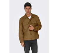 Only & Sons Giacca di mezza stagione 'ONSDAMIAN' terra d'ombra Uomo Only & Sons S