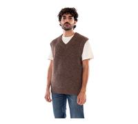 ONLY & SONS - Gilet con scollo a V Onstroy RLX 12 - - Knitwear - Uomo - Marrone - XL