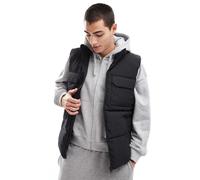 Only & Sons - Gilet imbottito trapuntato multitasche nero S