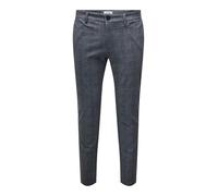ONLY & SONS Herren Onsmark Slim Check Pants 9887 Noos Dress Blues 31W/32L