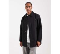 ONLY & SONS - Impermeabile nero con colletto XS