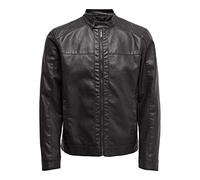 Only & Sons Giacca di mezza stagione 'Mike' nero, Taglia S