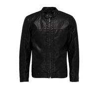 Only & Sons Giacca di mezza stagione 'Mike' nero, Taglia XL
