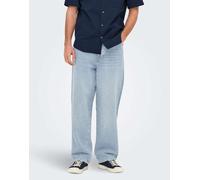 ONLY & SONS - Jeans ampi blu chiaro W34 L32