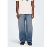ONLY & SONS - Jeans ampi blu medio W33 L34