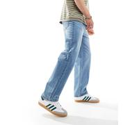 ONLY & SONS - Jeans ampi sbiaditi lavaggio azzurro-Blu W76 L86cm