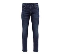 ONLY & SONS Jeans da Uomo Slim Fit Onsloom, Blu Jeans Scuro, 29W x 30L