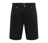 Only & Sons Jeans 'ONSFade' nero denim Uomo - Abbigliamento - Pantaloni - Pantaloni corti e bermuda - Pantaloncini di jeans Only & Sons 30-31