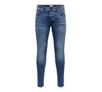 Only & Sons - Warp - Jeans skinny lavaggio medio-Blu W29 L34