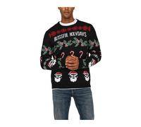 ONLY & SONS, ,Knitwear ,Uomo ,Multicolore ,M Maglieria Stampata Girocollo a Maniche Lunghe