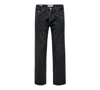 Only & Sons Jeans Edge Noir Taglio dritto Nero 36W/32L