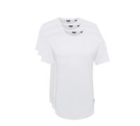 ONLY & SONS Onsmatt Life Longy SS Tee 3-Pack T-Shirt, Bianco-Bianco, Confezione da 3, L Uomo