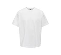 Only & Sons - ONSMILLENIUM OVZ SS TEE NOOS Bianco - Abbigliamento XXL Bianco