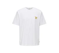 Only & Sons Maglietta 'ONSPOKEMON' giallo / rosso / nero / bianco Uomo Only & Sons L