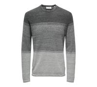Only & Sons Pullover 'ONSFelix' grigio / grafite / grigio chiaro, Taglia L