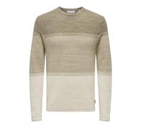 ONLY & SONS - Maglione lavorato argento M