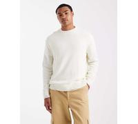 ONLY & SONS - Maglione girocollo bianco effetto invecchiato L