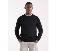 ONLY & SONS - Maglione girocollo nero in ciniglia 2XL