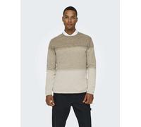 ONLY & SONS - Maglione lavorato argento XS