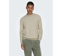 ONLY & SONS - Maglione lavorato beige-Neutro 2XL