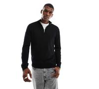 ONLY & SONS - Maglione nero con zip corta M