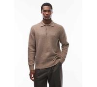 Only & Sons - ONSDALE LIFE RLX LS POLO KNIT NOOS Marrone - Abbigliamento L Marrone