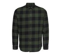 Only & Sons NOS Onsgudmund LS Checked Shirt Noos, Camicia Uomo, Verde (Forest Night Forest Night), Large